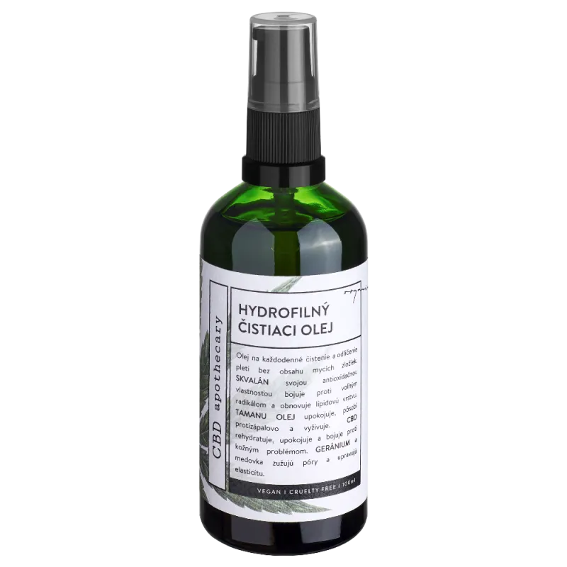 Hydrofilní čistící a odličovací olej 200mg CBD Hydrofilní čistící a odličovací olej 200mg CBD
