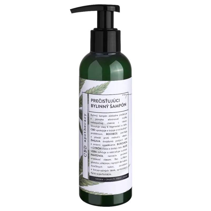 CLEANSING AND STIMULATING HERBAL SHAMPOO 200mg CBD CLEANSING AND STIMULATING HERBAL SHAMPOO 200mg CBD