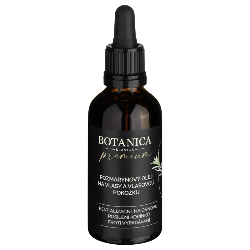 Intenzivní rozmarýnový olej pro vlasy a vlasovou pokožku - růst, regenerace, posílení