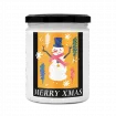 MERRY XMAS - designer handmade candle