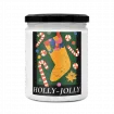 HOLLY JOLLY - designer handmade candle