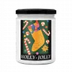 HOLLY JOLLY - designová handmade svíčka
