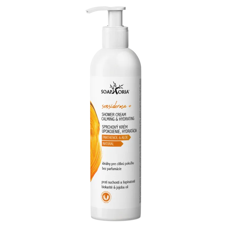 SENSIDERMA+ výživný zklidňující sprchový krém Panthenol & Aloe