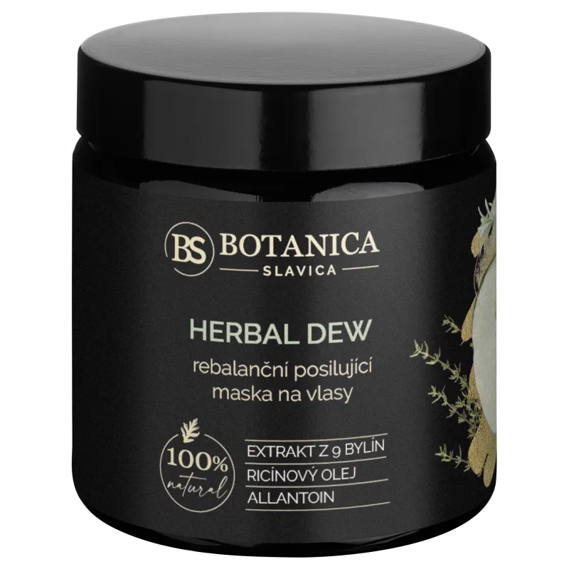 Herbal Dew (9 divů bylin) - Rebalanční maska ​​pro lesklé vlasy bez pocitu mastnoty