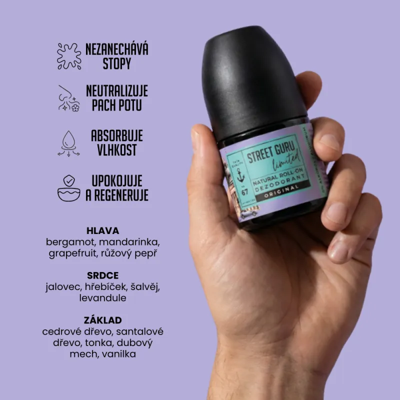 Street Guru – Men’s Roll-On Deodorant